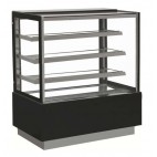 Vitrine pâtisserie 650 L 3 étagères vitrage droit