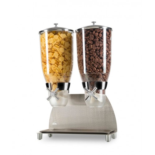 Distributeur d'aliments secs gamme Serveur pro 2 bols 2 x 3,5 L Distributeur d'aliments secs gamme Serveur pro 2 bols 2 x 3,5 L