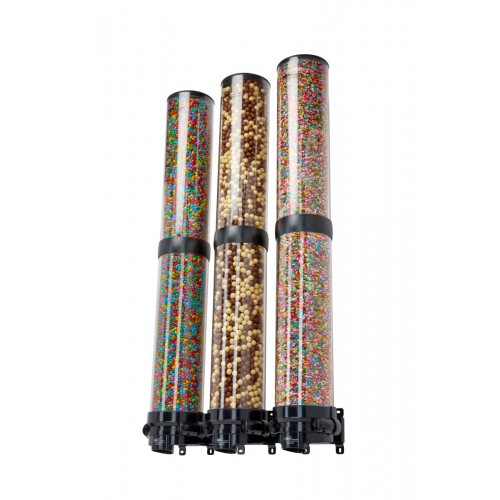 Distributeur de garniture et de crème glacée mural gamme Multi-X 3 x 9 L Distributeur de garniture et de crème glacée mural gamme Multi-X 3 x 9 L