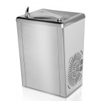 Fontaine à eau murale acier inoxydable sans réfrigération jet d'eau actionné par poussoir pour l'eau froide