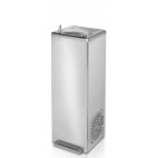 Fontaine à eau sur pied série 6 acier inoxydable avec jet avec trois températures actionné par pédale ou bouton-poussoir