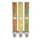 Distributeur d'aliments secs gamme free flow 5 x 9 L