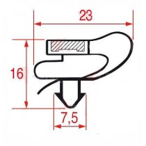 Joint à encastrer 610x400 mm pour armoire réfrigérée GN3100TN