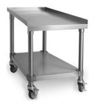 Supports en inox pour plaques grillades largeur 610 mm
