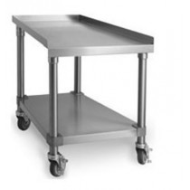 Supports en inox pour plaques grillades largeur 910 mm