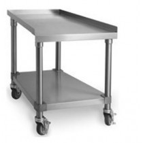 Supports en inox pour plaques grillades largeur 1220 mm