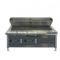 Grill haut rendement au gaz technologie Largeur 90cm
