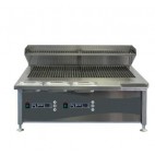 Grill haut rendement au gaz technologie Largeur 90cm