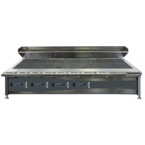 Grill haut rendement au gaz technologie largeur 170cm Grill haut rendement au gaz technologie largeur 170cm