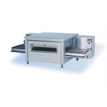 Four convoyeur à pizza électrique en inox largeur tapis 81cm