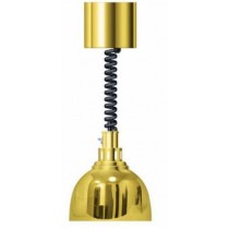 Lampe chauffante avec cordon rétractable - Laiton brillant