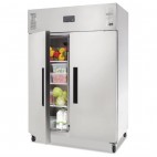 Armoire réfrigérée positive GN double porte, capacité 770 litres, modèle G594
