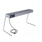 Rampe chauffante simple infrarouge glo-ray sans éclairage simple avec interrupteur 