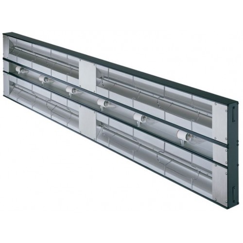 Rampe chauffante simple infrarouge glo-ray avec éclairage et intérrupteur puissance Rampe chauffante simple infrarouge glo-ray avec éclairage et intérrupteur puissance