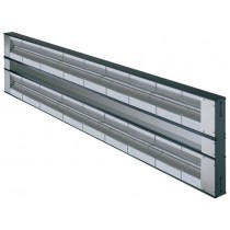 Rampe chauffante double infrarouge glo-ray double sans éclairage