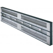 Rampe chauffante double infrarouge glo-ray double avec éclairage