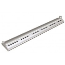 Rampe chauffante arrondie en profile d'aluminium - L1372mm