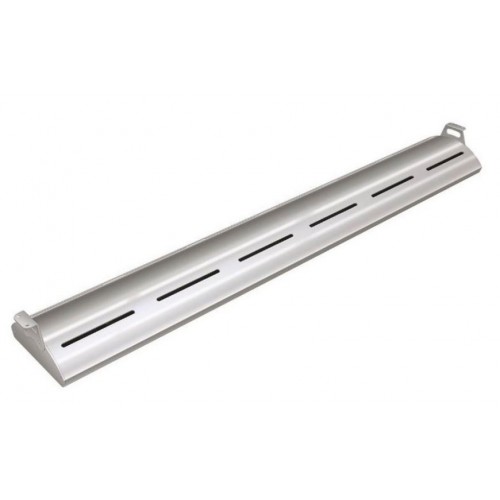 Rampe chauffante arrondie en profile d'aluminium avec eclairage LED - L762mm Rampe chauffante arrondie en profile d'aluminium avec eclairage LED - L762mm