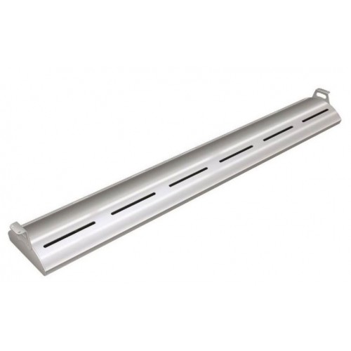 Rampe chauffante arrondie en profile d'aluminium avec eclairage LED - L914mm Rampe chauffante arrondie en profile d'aluminium avec eclairage LED - L914mm