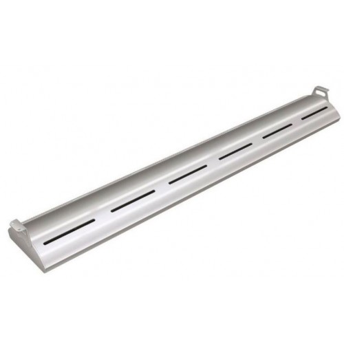 Rampe chauffante arrondie en profile d'aluminium avec eclairage LED - L1372mm Rampe chauffante arrondie en profile d'aluminium avec eclairage LED - L1372mm