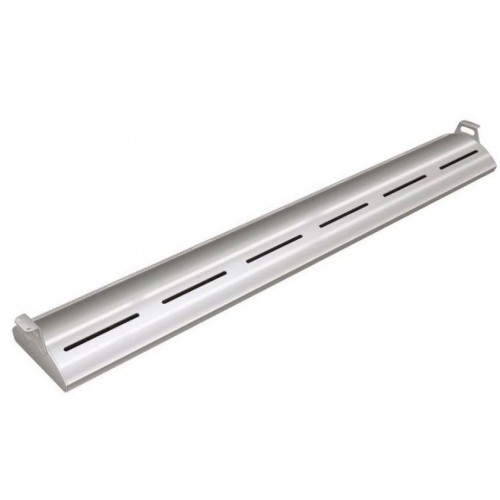 Rampe chauffante arrondie en profile d'aluminium avec eclairage LED - L1676mm Rampe chauffante arrondie en profile d'aluminium avec eclairage LED - L1676mm