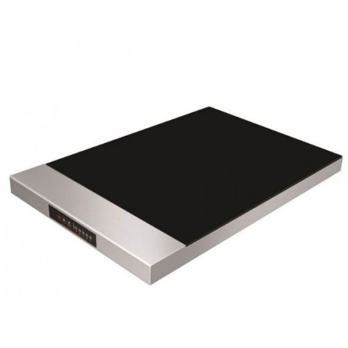 Plaque modulaire portable chauffante en verre noir Plaque modulaire portable chauffante en verre noir