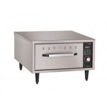 Tiroir chauffant étroit sur pieds en inox réglables de 152 mm en option