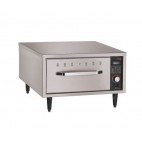 Tiroir chauffant étroit sur pieds en inox réglables de 152 mm en option