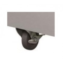 Accessoires jeu de 4 roulettes entièrement pivontantes dont 2 avec frein