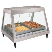 Vitrine de maintien chaud avec humidification 1 niveau 