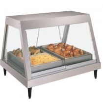 Vitrine de maintien chaud avec humidification 1 niveau 