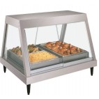 Vitrine de maintien chaud avec humidification 1 niveau 