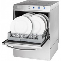 Lave-vaisselle universel avec doseur de détergent et pompe de vidange panier 500x500 mm
