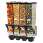Distributeur d’aliments secs 4 distributeurs 4 x 2 l