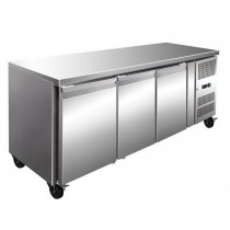 Desserte réfrigéré centrale 3 portes inox 0,28 KW L 1795 x P 600 x H 850 mm