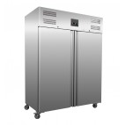 Armoire réfrigérée 2 portes 1400 L positive inox