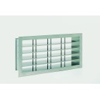 Guichet à alvéoles sur mesure acier inoxydable 2 x 8 alvéoles