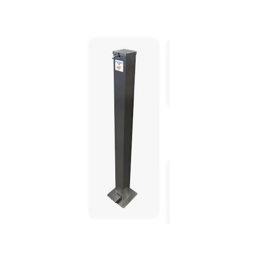 Totem distributeur de gel hydroalcoolique à pédale inox AISI 304 Totem distributeur de gel hydroalcoolique à pédale inox AISI 304