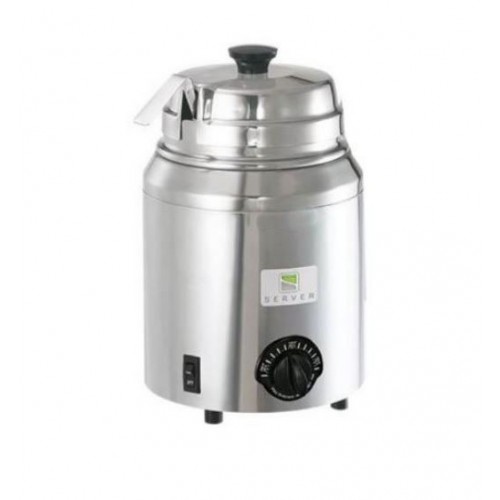 Bain-marie garniture en inox avec louche capacité 2,8 L Bain-marie garniture en inox avec louche capacité 2,8 L