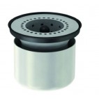 Cloche siphoïde avec panier de caniveaux Modul pour Ø 110 mm