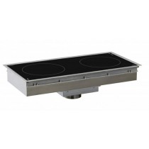 Plaque induction encastrable gamme geoline double foyer modèle GL2 6000 DIR