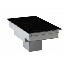 Kit intégrable induction double foyers modèle GL2 3000 FLR commande encastrable