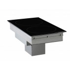 Kit intégrable induction double foyers modèle GL2 3000 FLR commande encastrable