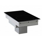 Kit intégrable induction double foyers modèle GL2 7000 FLR commande encastrable
