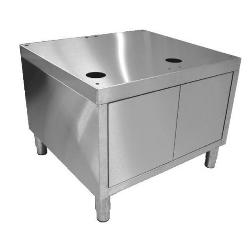 Soubassement fermé pour induction module HD tout inox L 800 mm Soubassement fermé pour induction module HD tout inox L 800 mm