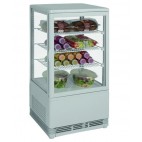 Mini vitrine réfrigérée patisserie 68 L porte vitrée