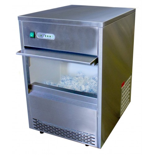 Machine à glaçons avec réserve de stockage intégrée 6 Kg capacité 26 kg/24 h Machine à glaçons avec réserve de stockage intégrée 6 Kg capacité 26 kg/24 h