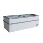 Congélateur bahut sur roulettes portes vitrées coulissantes 746 litres