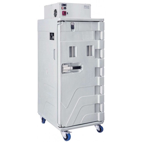 Conteneur isotherme réfrigérée avec roues 500 litres groupe froid ventilé 0°C/+10°C sur le dessus Conteneur isotherme réfrigérée avec roues 500 litres groupe froid ventilé 0°C/+10°C sur le dessus