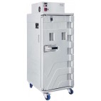 Conteneur isotherme réfrigérée avec roues 500 litres groupe froid ventilé 0°C/+10°C sur le dessus